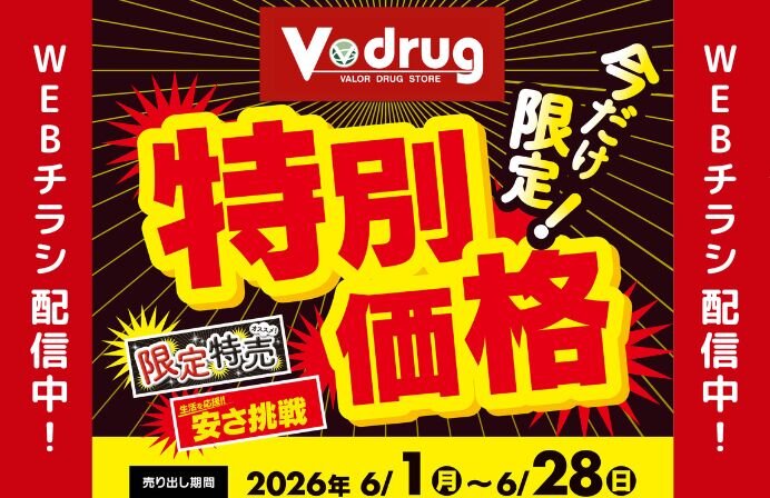 6/1~6/28今だけ限定！特別価格WEBチラシ